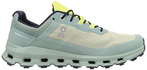 On Cloudvista Waterproof Men's Running Shoes, chalk/moss, 29.0 cm