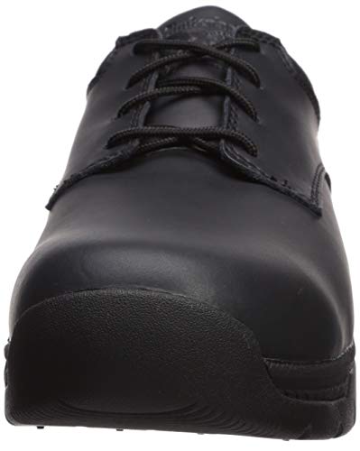 Timberland PRO Men's Valor Duty Soft Toe Oxford Military & Tactical Boot, Black Smooth Leather, 12