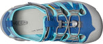 KEEN Knotch Creek Casual Comfortable Sandals, Fjord Blue/Ipanema, 2 US Unisex Big Kid