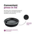 Hydro Flask 10 oz Wine Tumbler - Stainless Steel & Vacuum Insulated - Press-In Lid - Lava