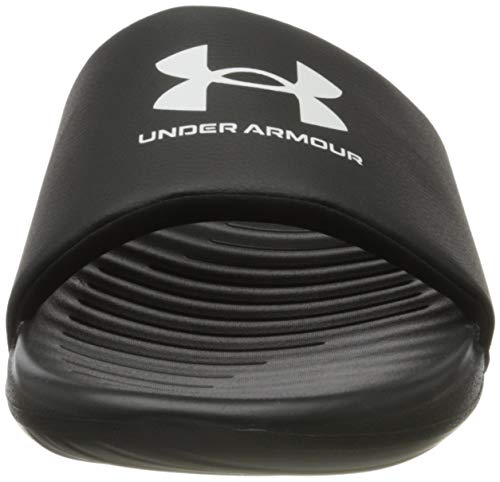 Under Armour Men's Ansa Fix Slide Sandal, Black (004)/Black, 12