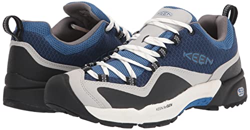 KEEN Men's Wasatch Crest Vent Breathable Hiking Sneakers, Blue, 11.5