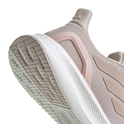 adidas Women's Pureboost 5 Running Sneaker, Putty Mauve/Sandy Pink Met./Sandy Pink, 6.5