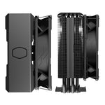 Cooler Master Hyper 212 Black CPU Air Cooler, SickleFlow 120 Edge PWM Fan, Aluminum Top Cover, 4 Copper Heat Pipes, 152mm Tall, AMD Ryzen AM5/AM4, Intel LGA 1851/1700/1200 Brackets