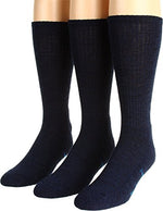 Smartwool Heathered Rib 3-Pair Pack Deep Navy Heather MD (Men's Shoe 6-8.5)