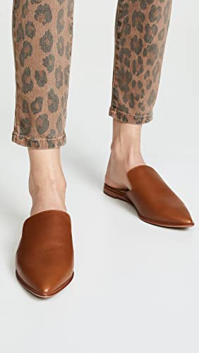 Madewell The Gemma Mule in Leather English Saddle 7.5 M