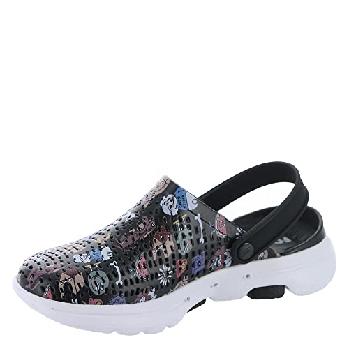 Skechers Foamies Go Walk 5Pup Life Womens Slip On 11 BM US Black