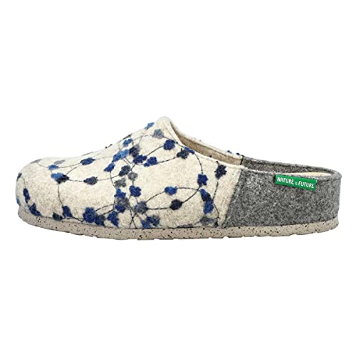 Mephisto Women's Polli Slipper, Sweety Galaxy Light Taupe/Grey, Size 10