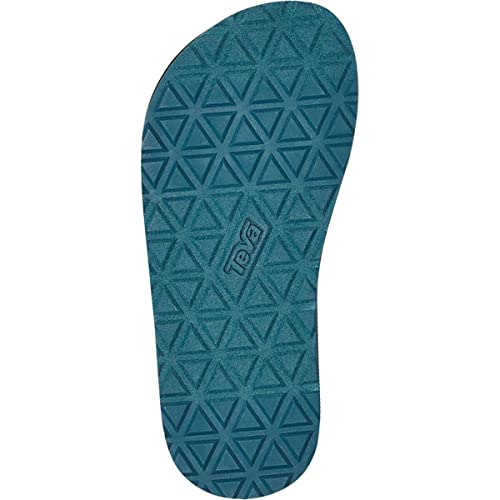 Teva Girls Original Universal Tie-Dye Sandal, Sorbet Blue Coral, 3 Little Kid