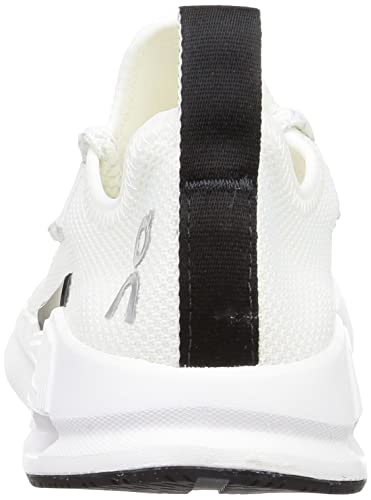 On Women's Cloudeasy Sneakers, Undyed-White | Black, 7.5 Medium US