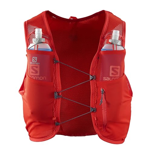 Salomon ADV HYDRA VEST 4 Running Hydration Pack , Fiery Red, M