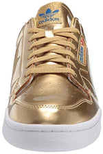 adidas Originals Men's Continental 80 Sneaker, Gold Metallic/Crystal White, 5 M US