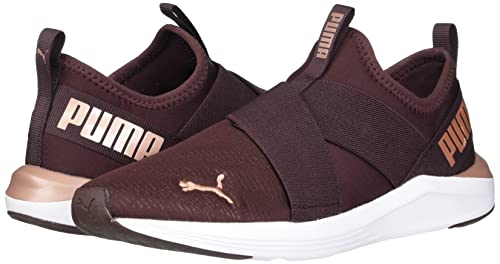 PUMA Prowl Slip-On Shine Women's Sneaker 9 B(M) US Fudge-Rose Gold