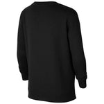 Nike Boy's Sportswear Club + HBR Crew 2 Tee (Little Kids/Big Kids) Black LG (14-16 Big Kids)