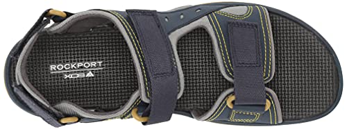 Rockport Men's Trail Technique Adjustable Sandal 2, Navy Multi, 7