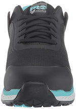 Timberland PRO Men's Drivetrain Low Composite Safety Toe Electrical Hazard Athletic Work Shoe, Black/Blue, 8.5