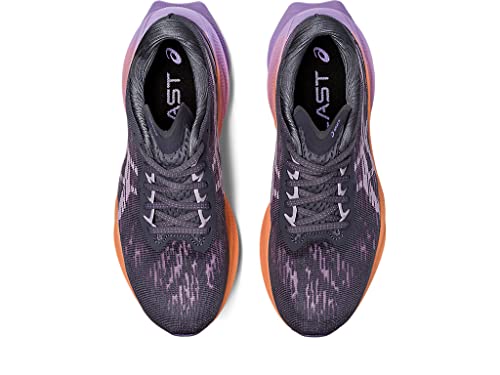 ASICS Women's NOVABLAST 3 Running Shoes, 11.5, Metropolis/Dusk Violet