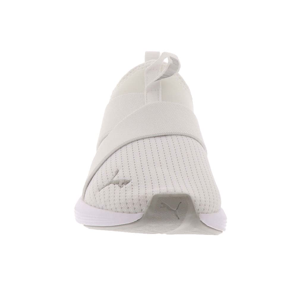 PUMA Prowl Slip-On Shine Micro Women's Sneaker 11 B(M) US White-Silver