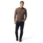 Smartwool Men's Sparwood Half Zip Sweater Flint Heather-Shale Heather Xl