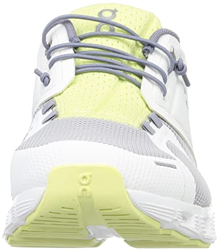On Running Men's Cloud 5 Push Undyed-White/Glacier Running Shoes UK - P, Undyed-White | Glacier, 7.5 UK