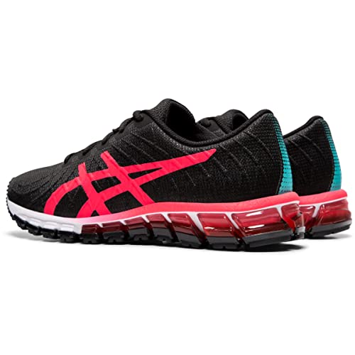 ASICS Women's GEL-Quantum 180 4 Shoes, 7, BLACK/LASER PINK