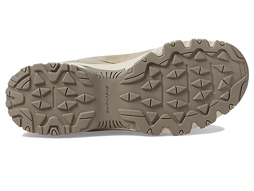 Skechers Women's Hillcrest-New Traveler Hiking Boot, Dark Taupe, 8.5