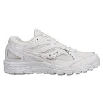 Saucony Cohesion 14 LACE to Toe Running Shoe, White, 4.5 US Unisex Big Kid