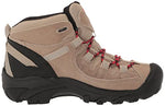 KEEN Men's Targhee 2 Mid Height Waterproof Hiking Boots, Safari/Red Carpet, 14