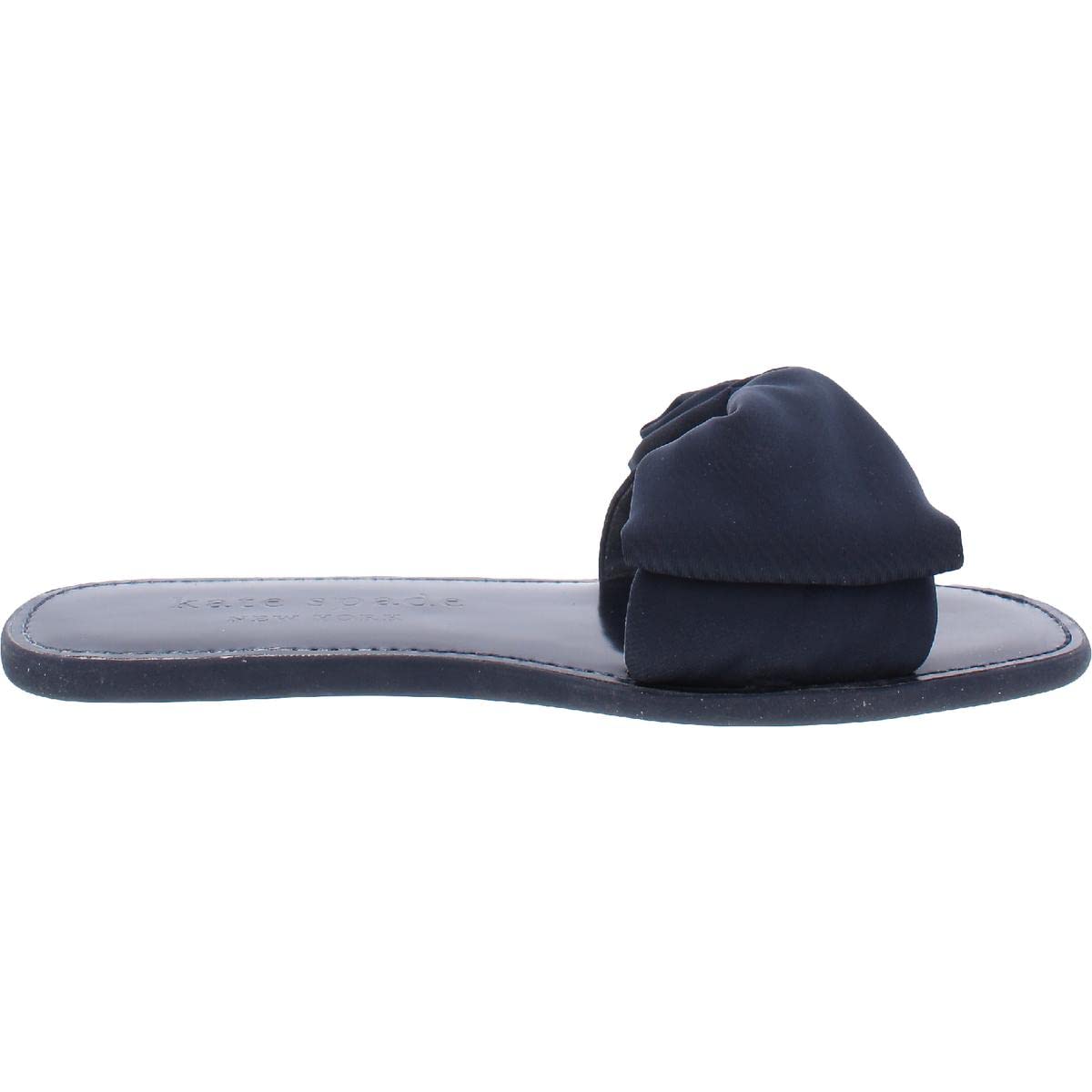 kate spade new york Women's Bikini Bow Slide Sandal, Blazer Blue, 6