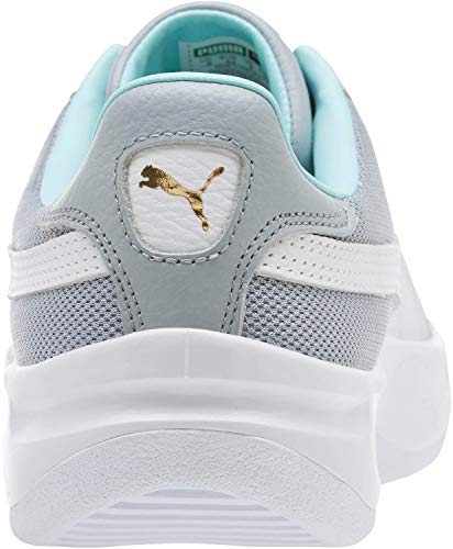 PUMA - Mens California Casual Shoes, Size: 7.5 D(M) US, Color: Quarry/Puma White/Puma White