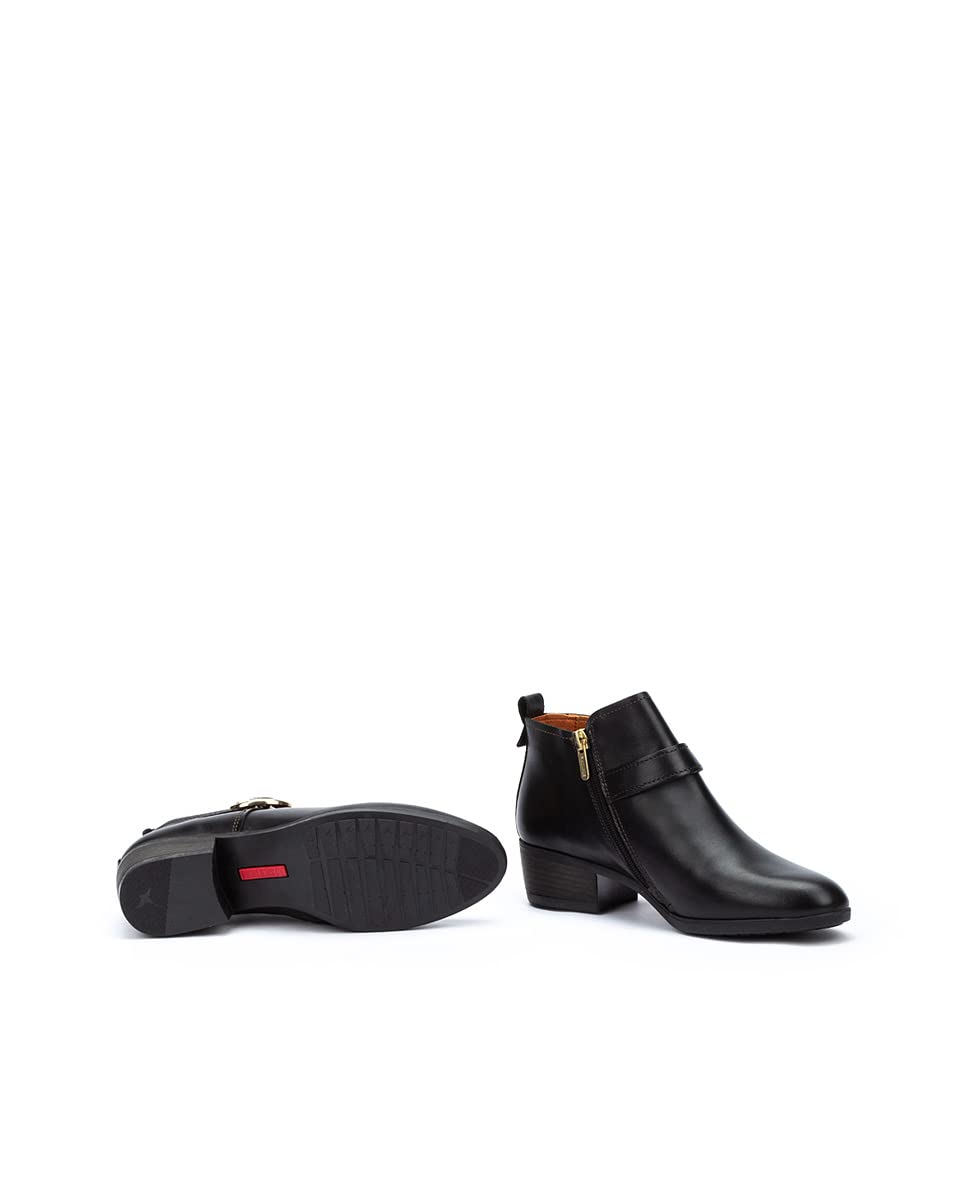 PIKOLINOS High-Heel Ankle Boot Leather Daroca for Woman Black
