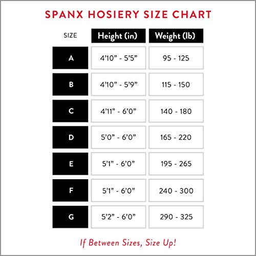SPANX Tights for Women Micro-Fishnet Mid-Thigh Shaping Tights Black e