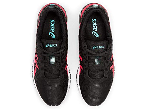 ASICS Women's GEL-Quantum 180 4 Shoes, 7, BLACK/LASER PINK