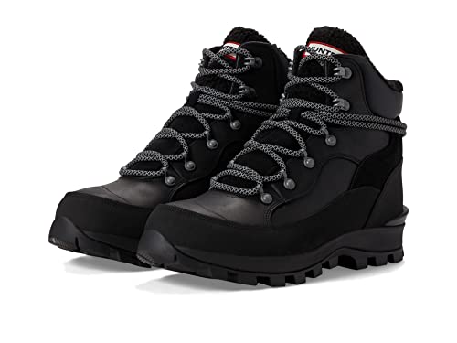 Hunter Explorer Leather Boot Black 12 M