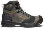 KEEN Utility Men's Portland 6" KBF Composite Toe Waterproof Work Boots, Magnet/Black, 15
