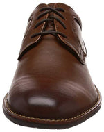 Rockport Men's Waterproof Dustin Plain Toe Business Shoes - brown -