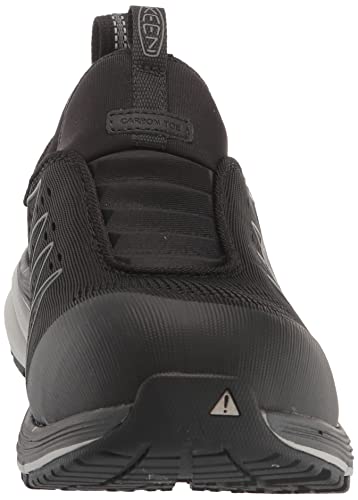 KEEN Utility Men's Vista Energy Shift Low Height Composite Toe Slip On Industrial Work Shoes, Vapor/Black, 10 Wide