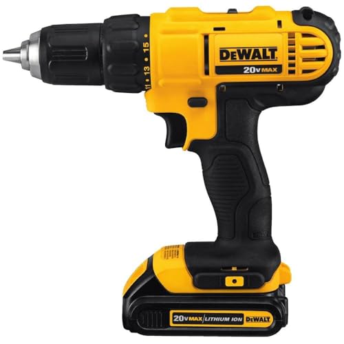 DEWALT 20V Max Cordless Drill/Driver Kit, 2 Batteries and Charger Included (DCD771C2)