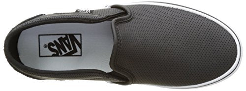 Vans Women's Low-Top Sneakers, Black(Black(perf Leather), 5