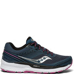 Saucony Women's Echelon 8 Running Shoe, Space/Razzle, 10.5 Wide