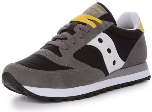Saucony Men's Jazz Original Sneaker, Grey/Black, 7