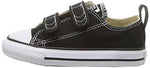 Converse Boys' Chuck Taylor All Star 2V Low Top Sneaker, Black, 9 M US Toddler