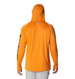 Columbia Men's Terminal Tackle Hoodie, Orange Blast/Black Logo, Medium