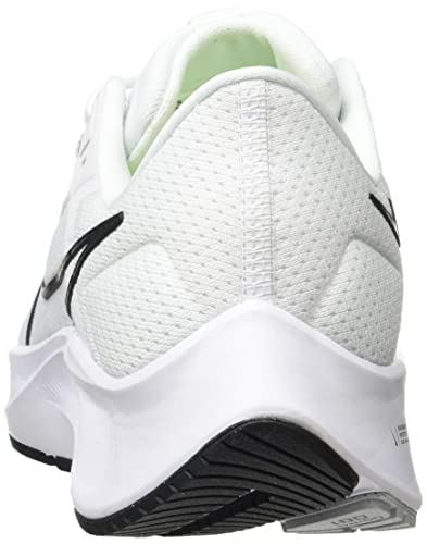 Nike Air Zoom Pegasus 38 Mens Running Trainers CW7356 Sneakers Shoes (UK 11.5 US 12.5 EU 47, White Black Pure Platinum 100)