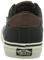Vans Men's Low-Top Trainers Shoes, Black Black Blue, 7