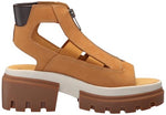 Timberland Women's Everleigh Gladiator Sandal, Brown, 9.5 Medium