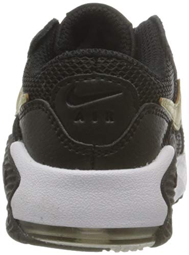 Nike Air Max Excee (Big Kid) Black/Metallic Gold Star/White 5.5 Big Kid M