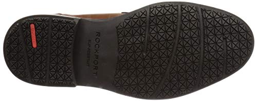 Rockport Men's Waterproof Dustin Plain Toe Business Shoes - brown -