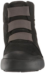 KEEN Women's Elle Winter Mid Height Insulated Waterproof Pull On Ankle Boots, Black/Magnet, 9 Medium US