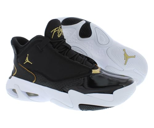 Jordan Boy's Max Aura 4 (Big Kid) Black/Metallic Gold/White 4 Big Kid M